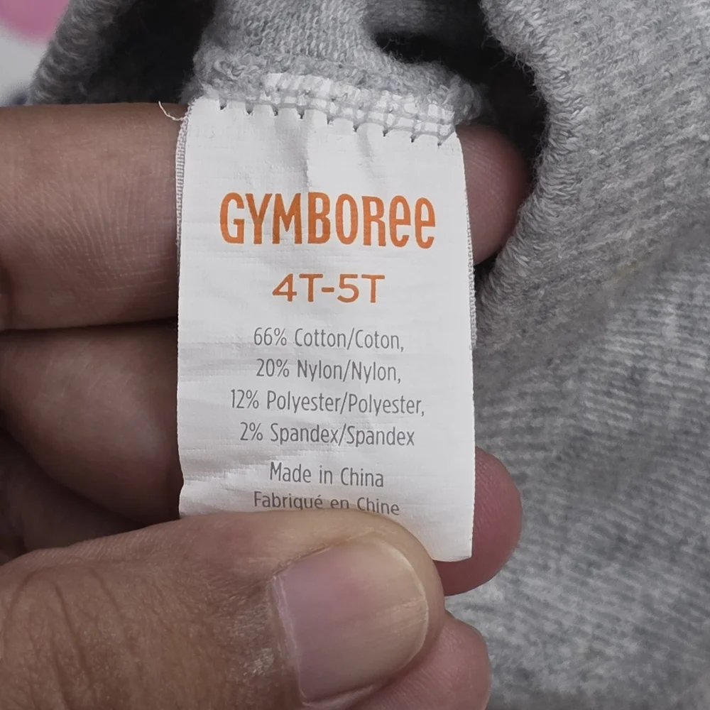 Gymboree Girls Colorful Bright Rainbow Striped Grey Tights Size 4t-5t
